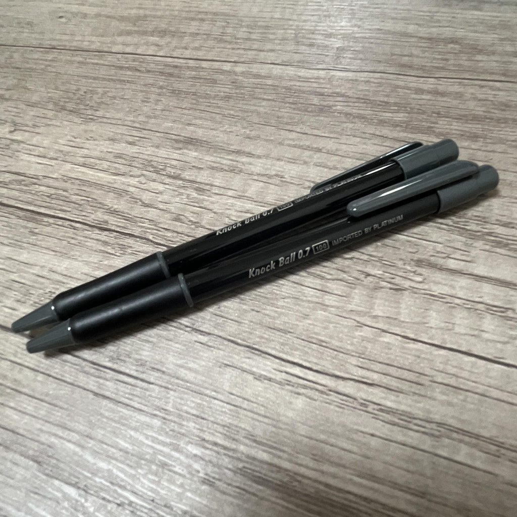 Platinum Knock Ball Pen 2 SET 0.7mm Loft Limited Edition from Japan