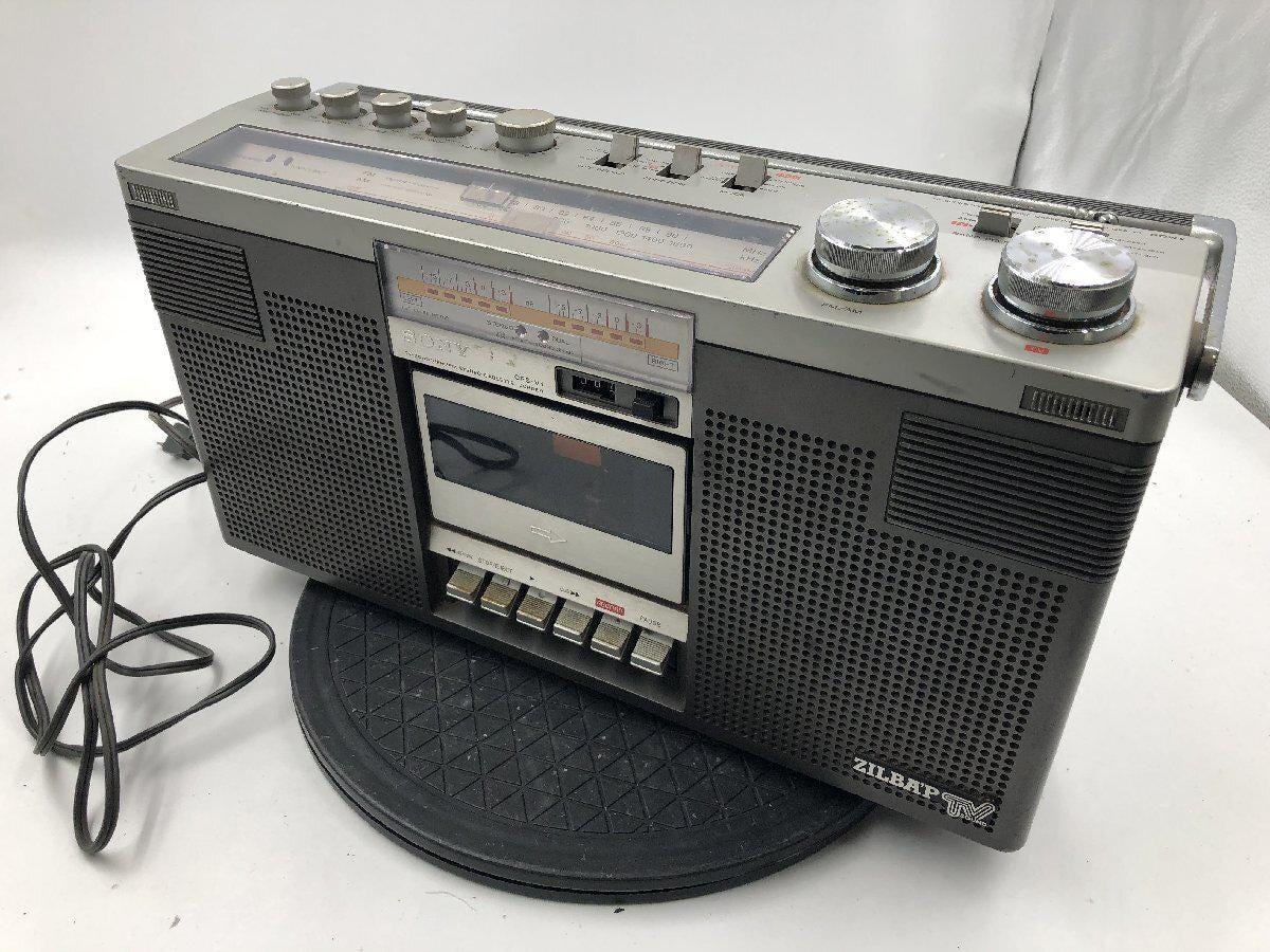 Sony CFS-V1 Radio Cassette Player Vintage Boombox AM/FM Stereo Portable-Tested