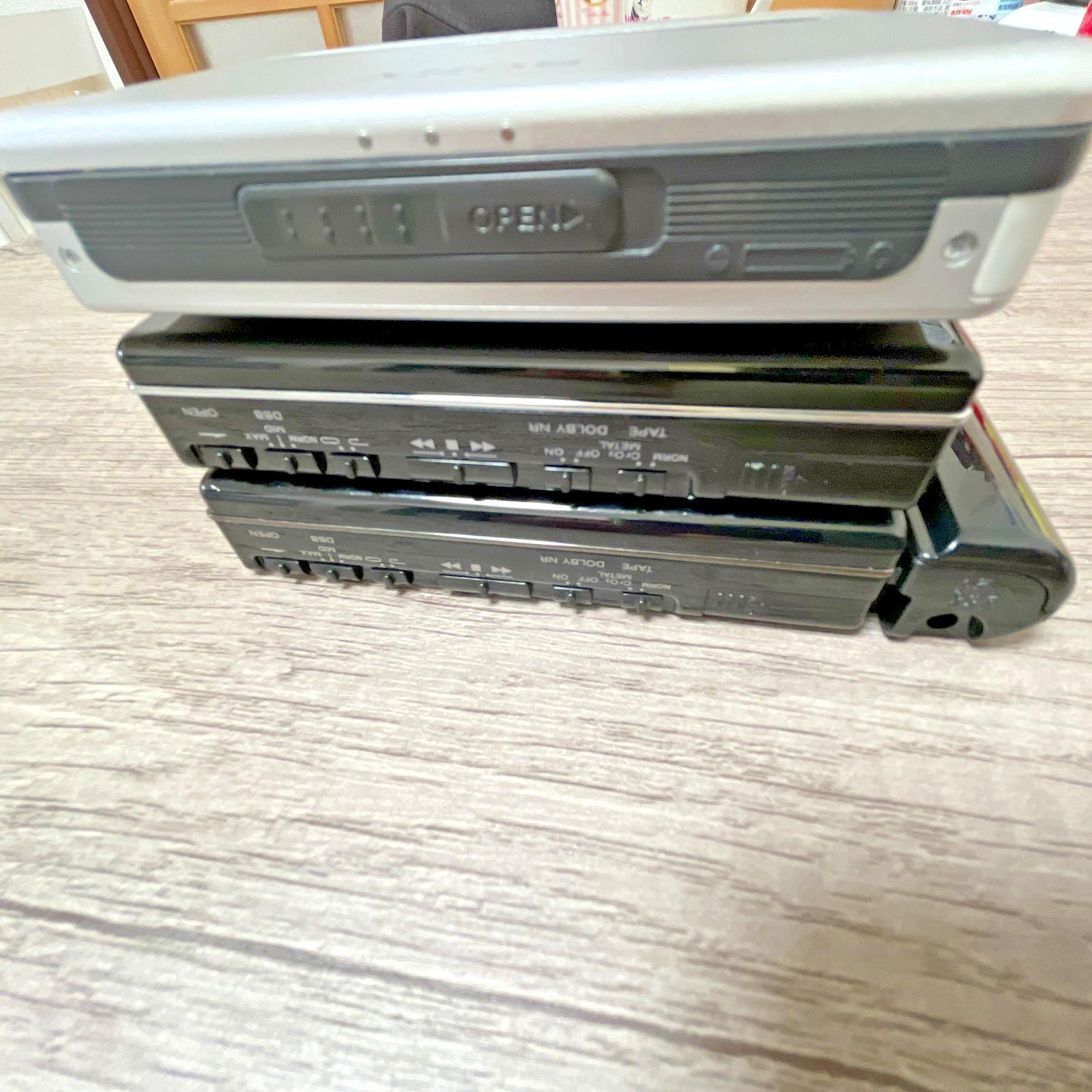 Lot of 3 Sony Walkman Cassette Players – Untested – No Batteries Included