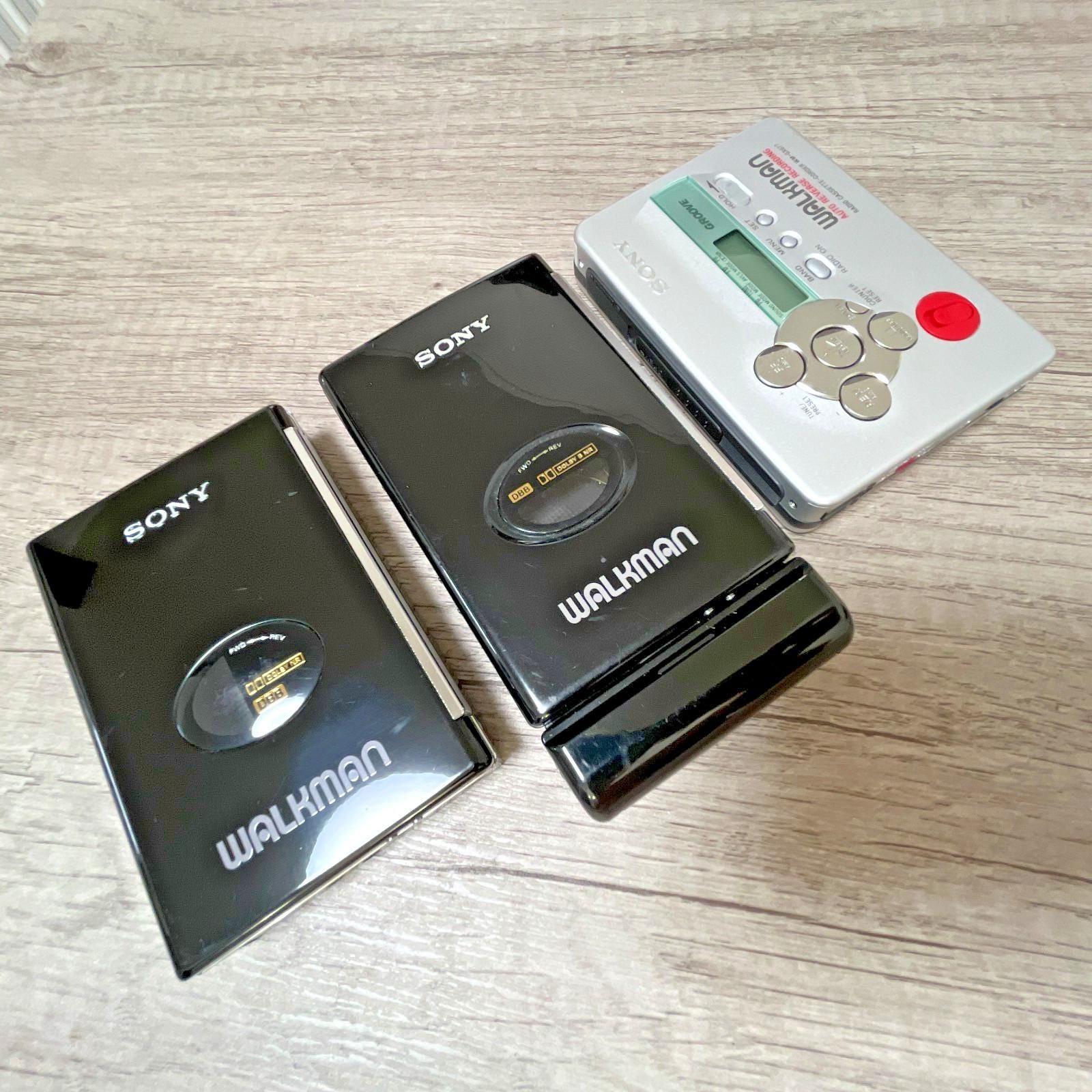 Lot of 3 Sony Walkman Cassette Players – Untested – No Batteries Included