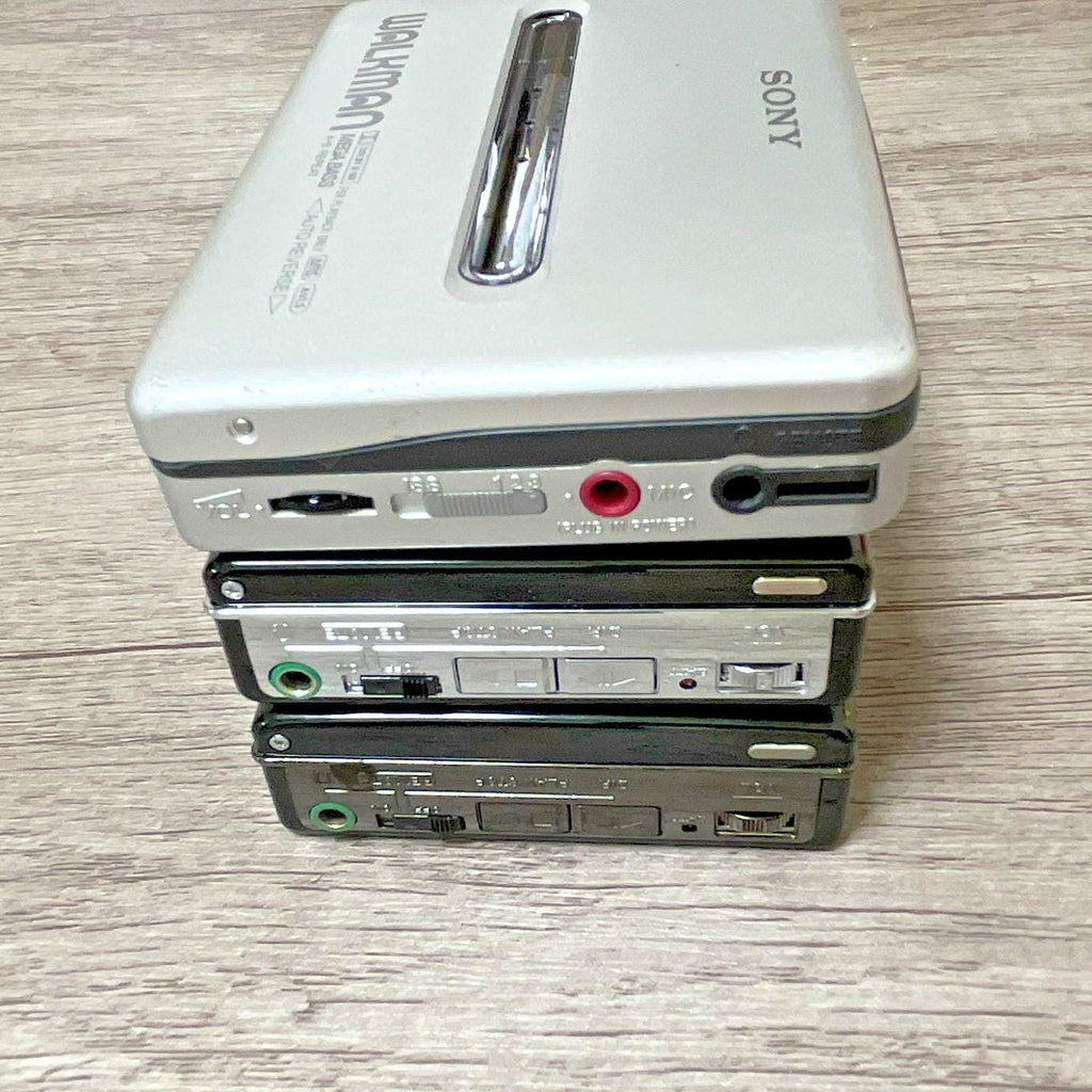 Lot of 3 Sony Walkman Cassette Players – Untested – No Batteries Included