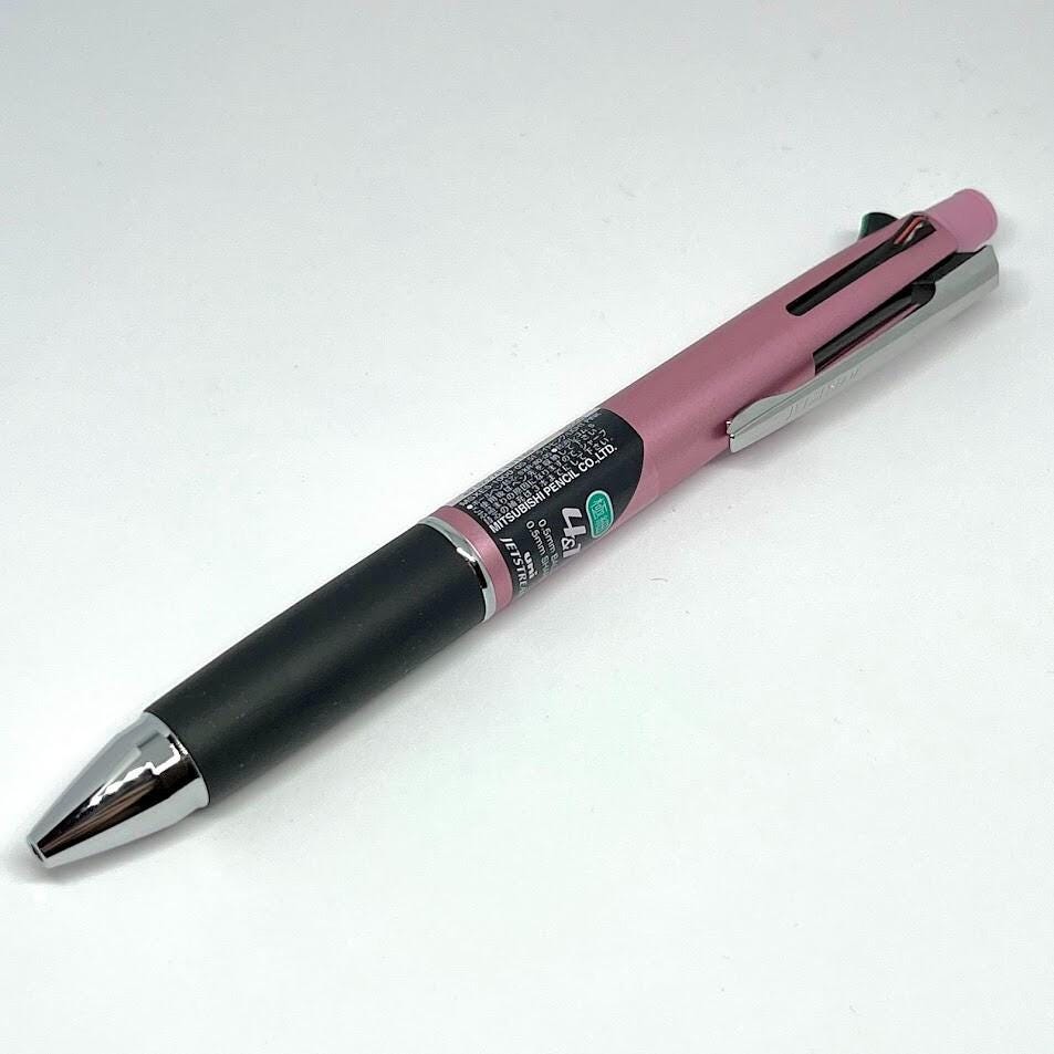 Uni Jetstream 4&1 - 4 Color 0.5 mm Ballpoint Multi Pen + 0.5 mm Pencil - Pink