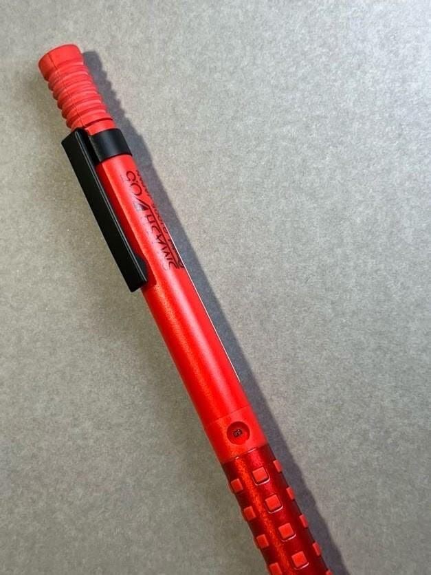 Pentel Smash Limited Edition Mechanical Pencil 0.5 Metallic Red Holder Japan
