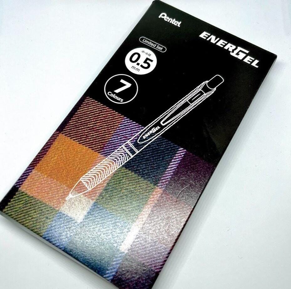 Pentel Limited Edition Energel New 7 Colors Set 0.5mm Set from Japan
