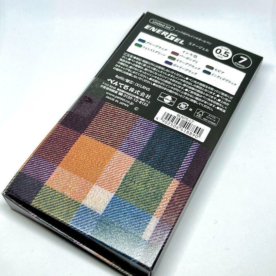 Pentel Limited Edition Energel New 7 Colors Set 0.5mm Set from Japan