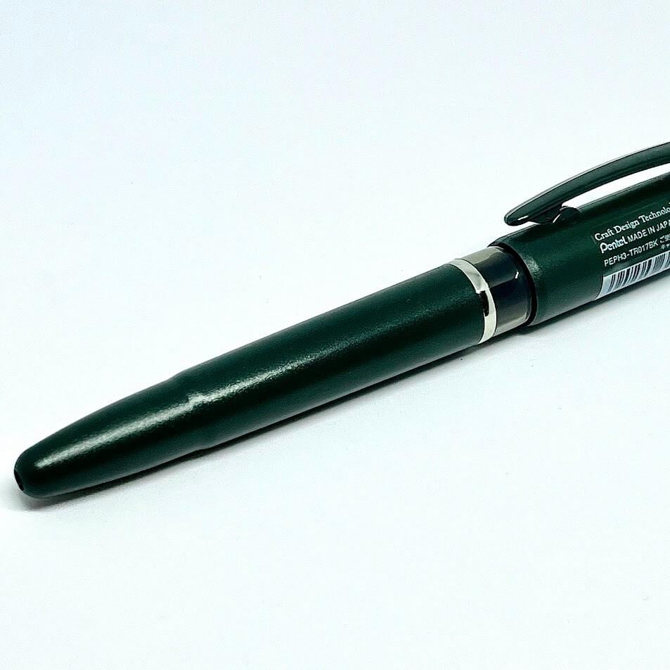 Pentel Tradio Dark Green Color Black Ink Fountain Pen