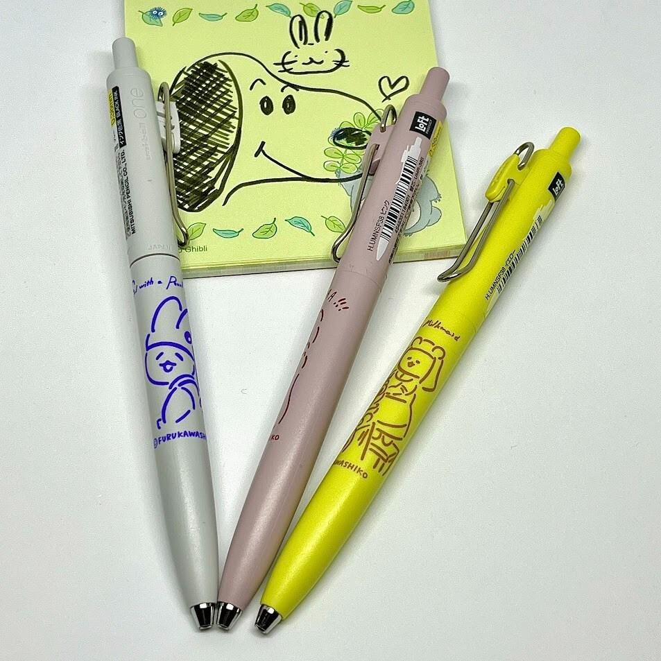Uni-Ball One x Furukawashiko – Loft Limited Edition Gel Pen Set, 0.38mm, 3 Pens