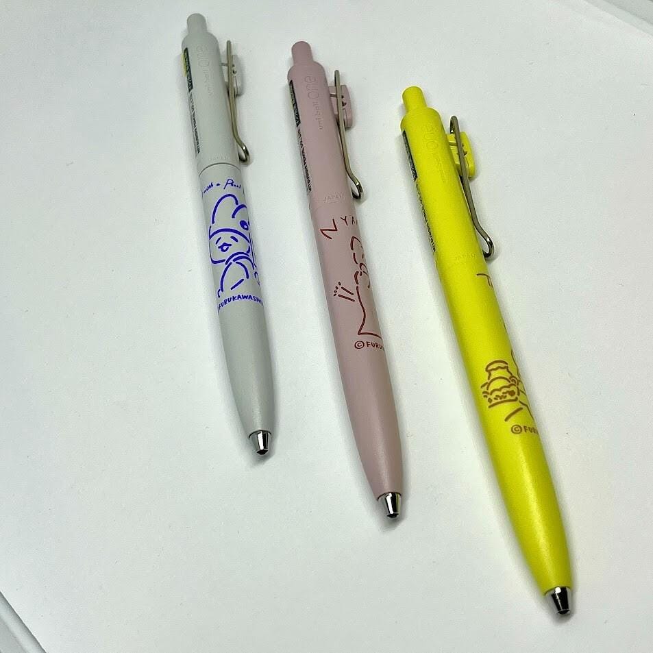 Uni-Ball One x Furukawashiko – Loft Limited Edition Gel Pen Set, 0.38mm, 3 Pens