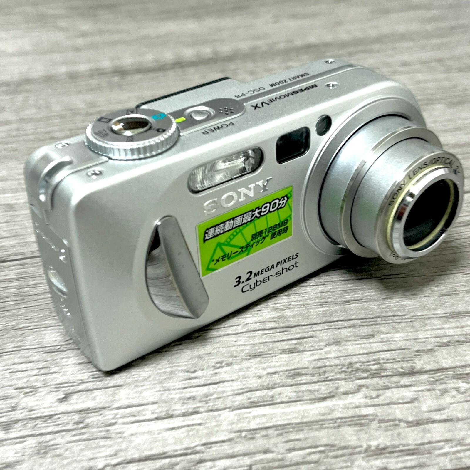 Sony DSCP8 Cyber-shot 3.2MP Digital Camera- Tested -Works  -Read Description-