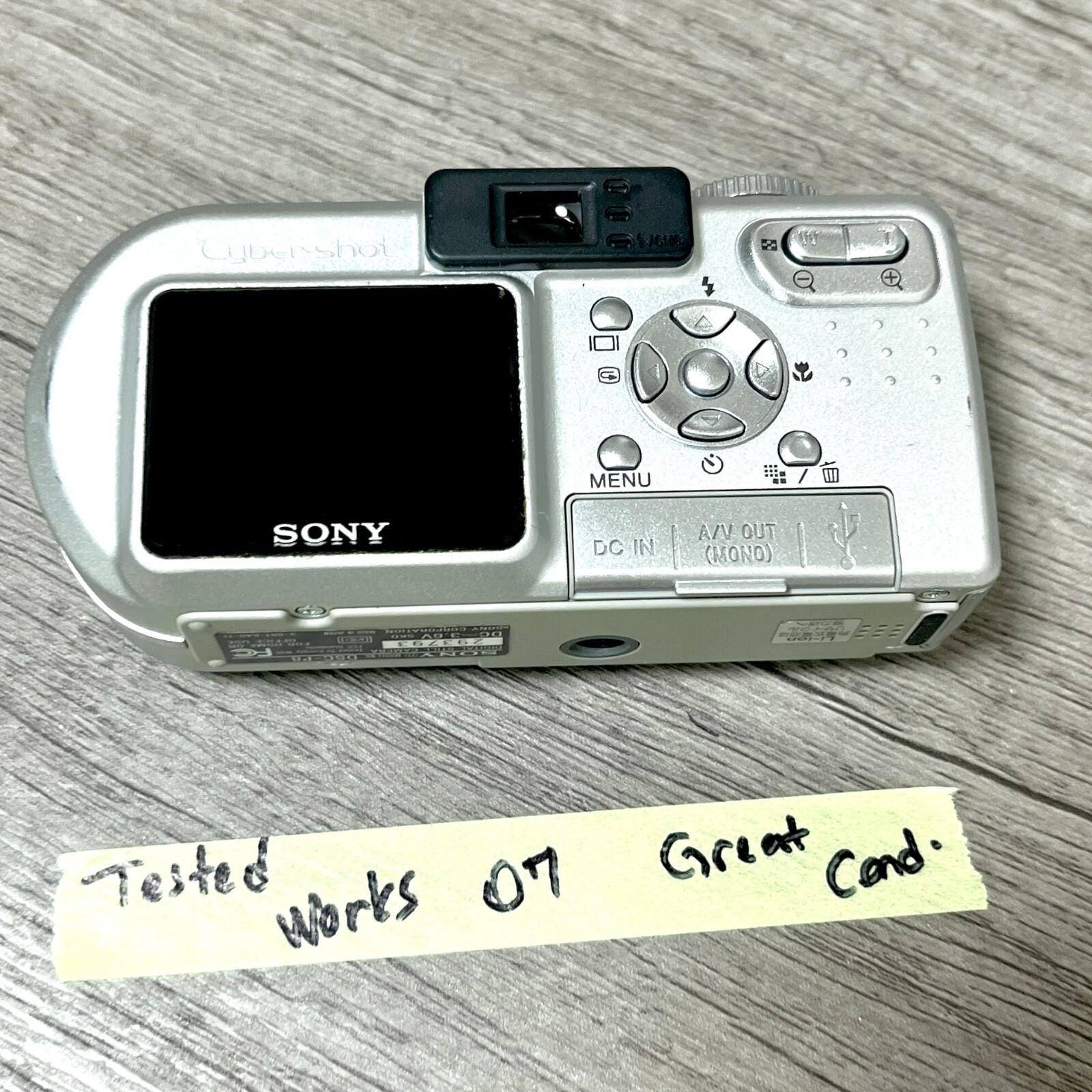 Sony DSCP8 Cyber-shot 3.2MP Digital Camera- Tested -Works  -Read Description-