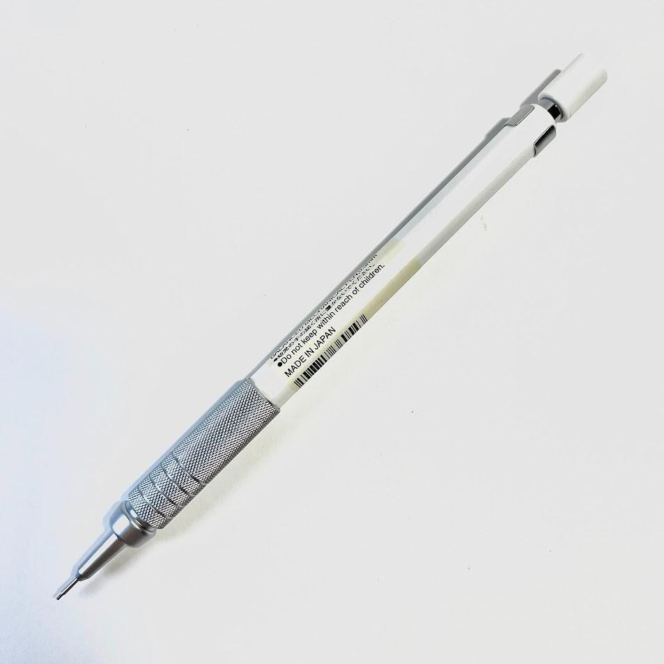Muji Balanced Mechanical Pencil 0.5mm White - Ergonomic Design from Japan