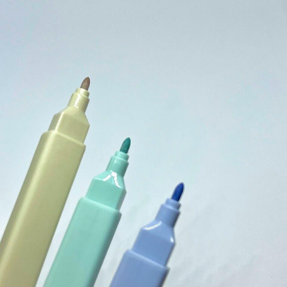 Head Lights Color Inspiration Series CIS Cool Color Double Sided Marker Pens