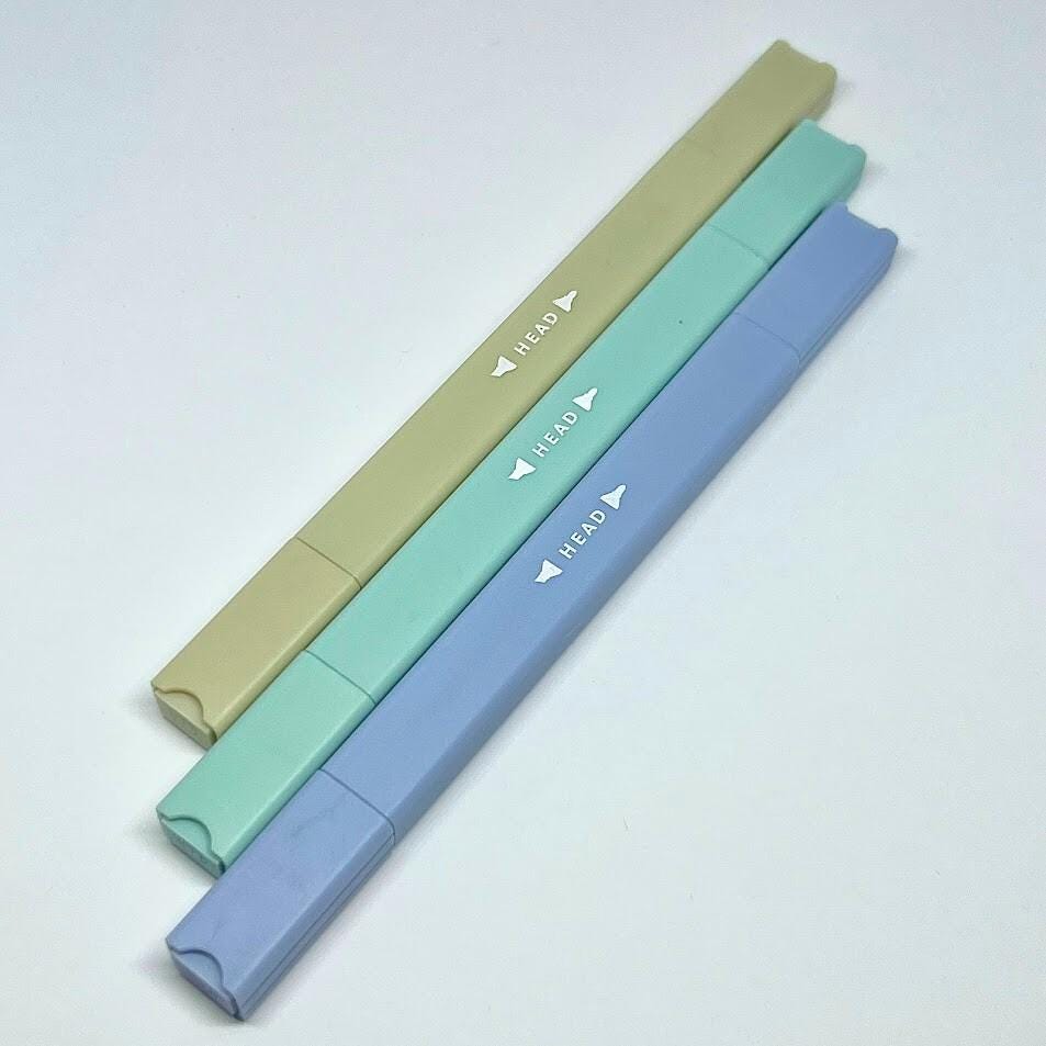 Head Lights Series Color Double Sided Marker Pens