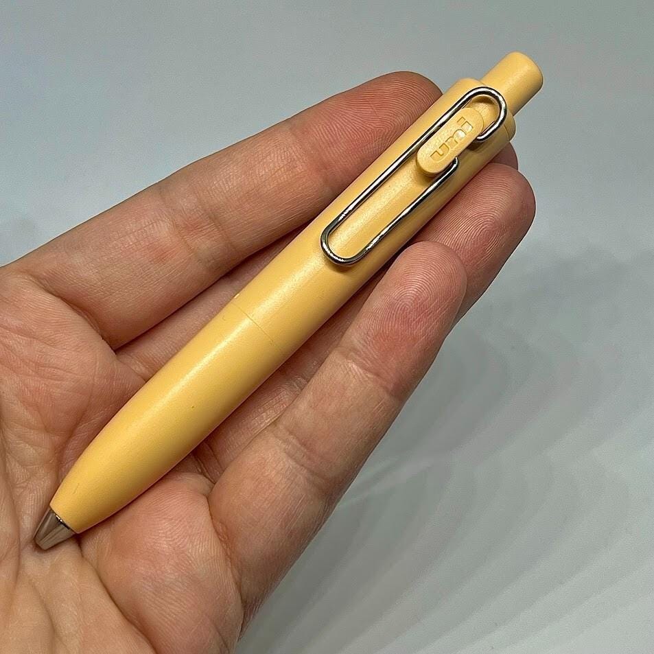 UNI-BALL ONE P Kohakutou  Color Limited Edition Papaya 0.38mm Black Ink