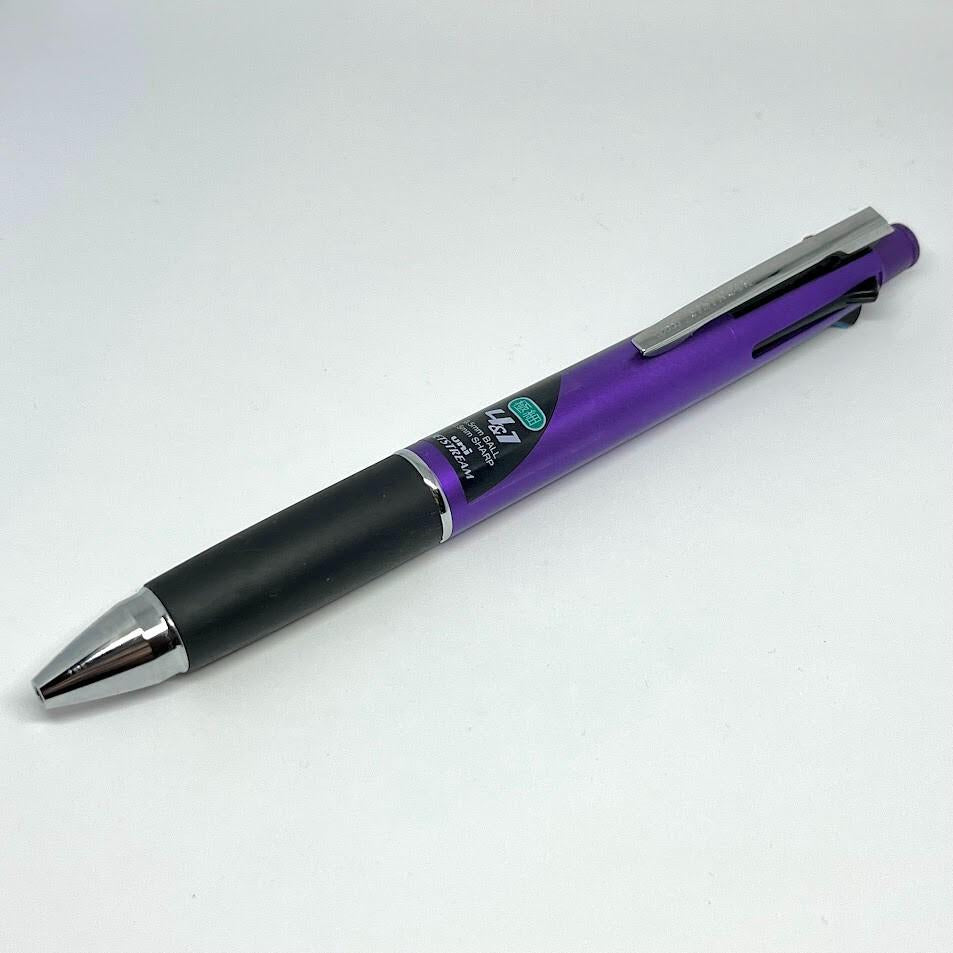Uni Jetstream 4&1 - 4 Color 0.5 mm Ballpoint Multi Pen + 0.5 mm Pencil - Purple