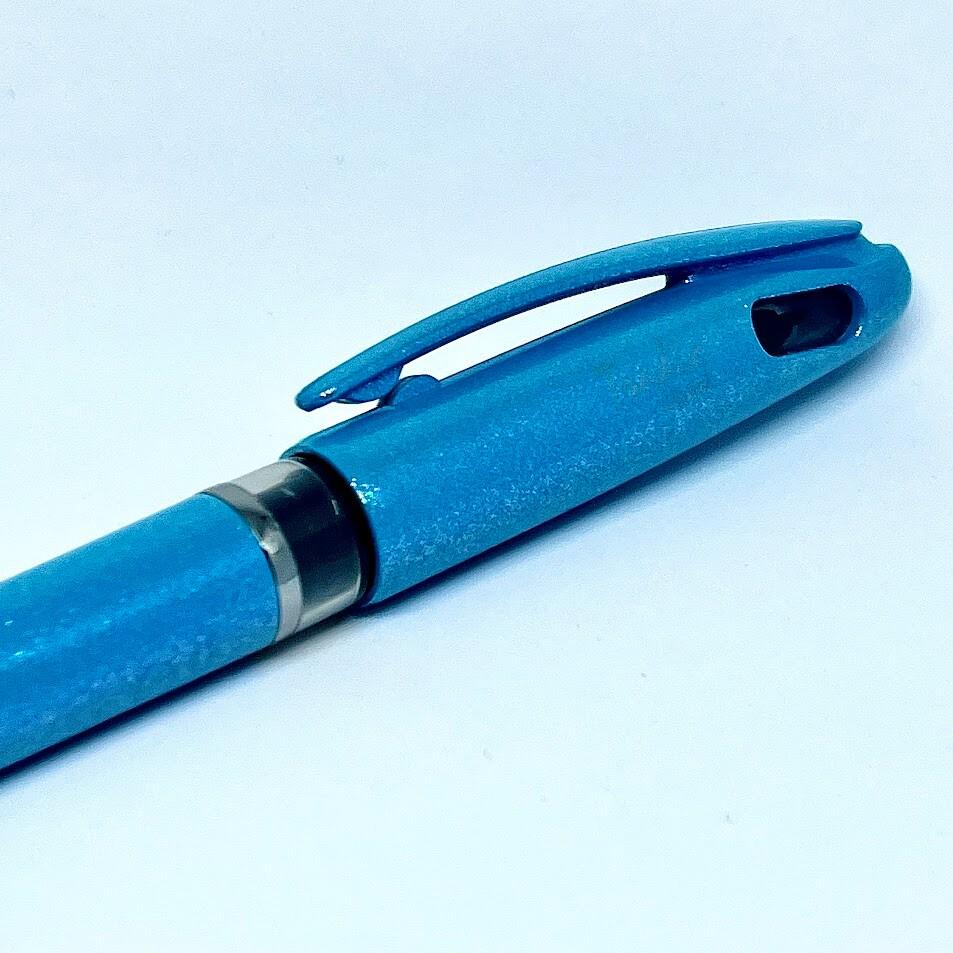 Pentel Tradio Twinkle Turquoise Color Black Ink Fountain Pen