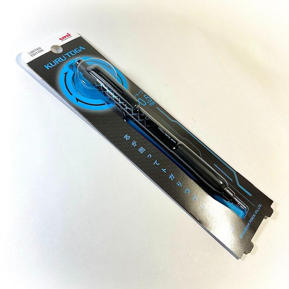 Limited Edition FLASH BLUE Uni Kuru Toga 0.5mm Pencil - Japanese Collectible