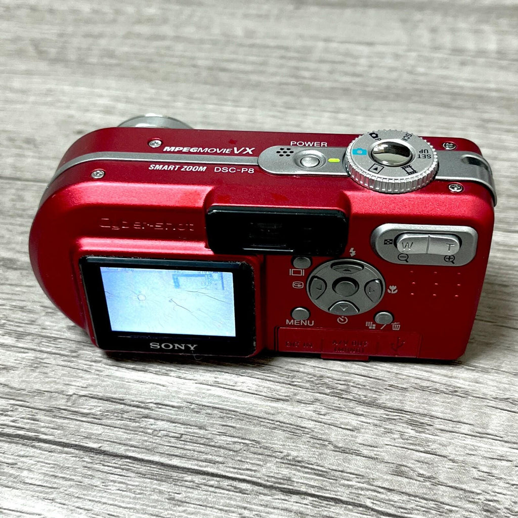 Sony DSCP8 Cyber-shot 3.2MP Digital Camera- Tested -Works  -Read Description-