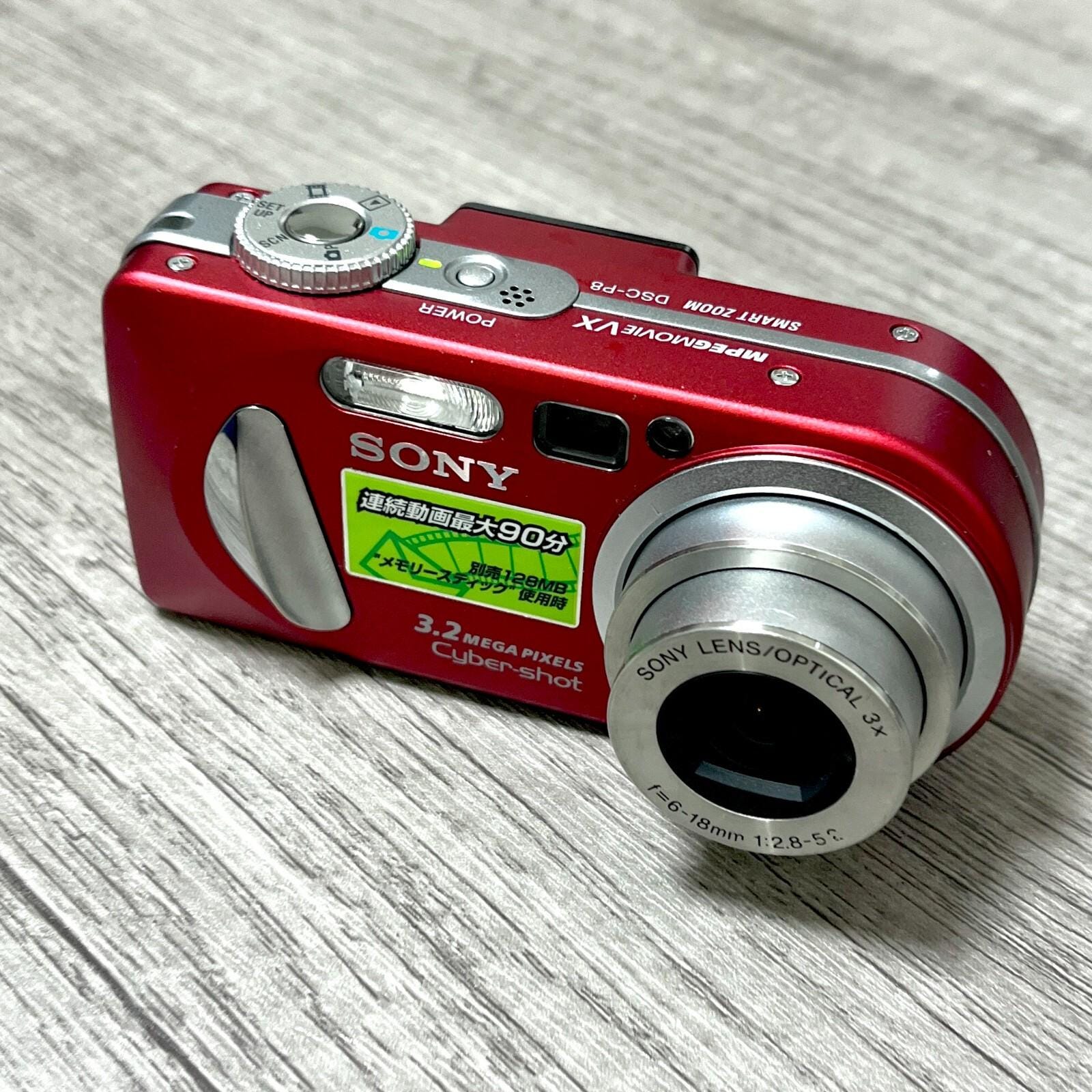 Sony DSCP8 Cyber-shot 3.2MP Digital Camera- Tested -Works  -Read Description-