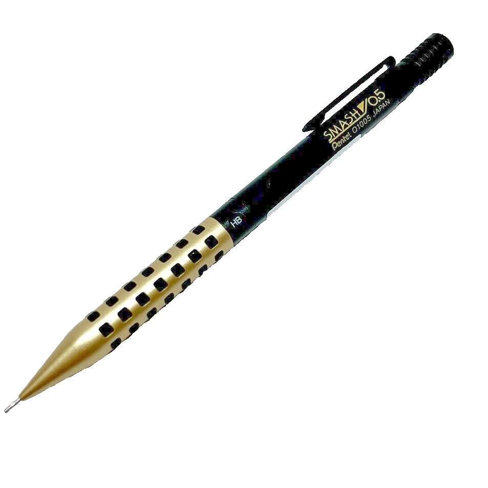 Pentel Smash Gold and Black Limited Edition 0.5mm Mechanical Pencil