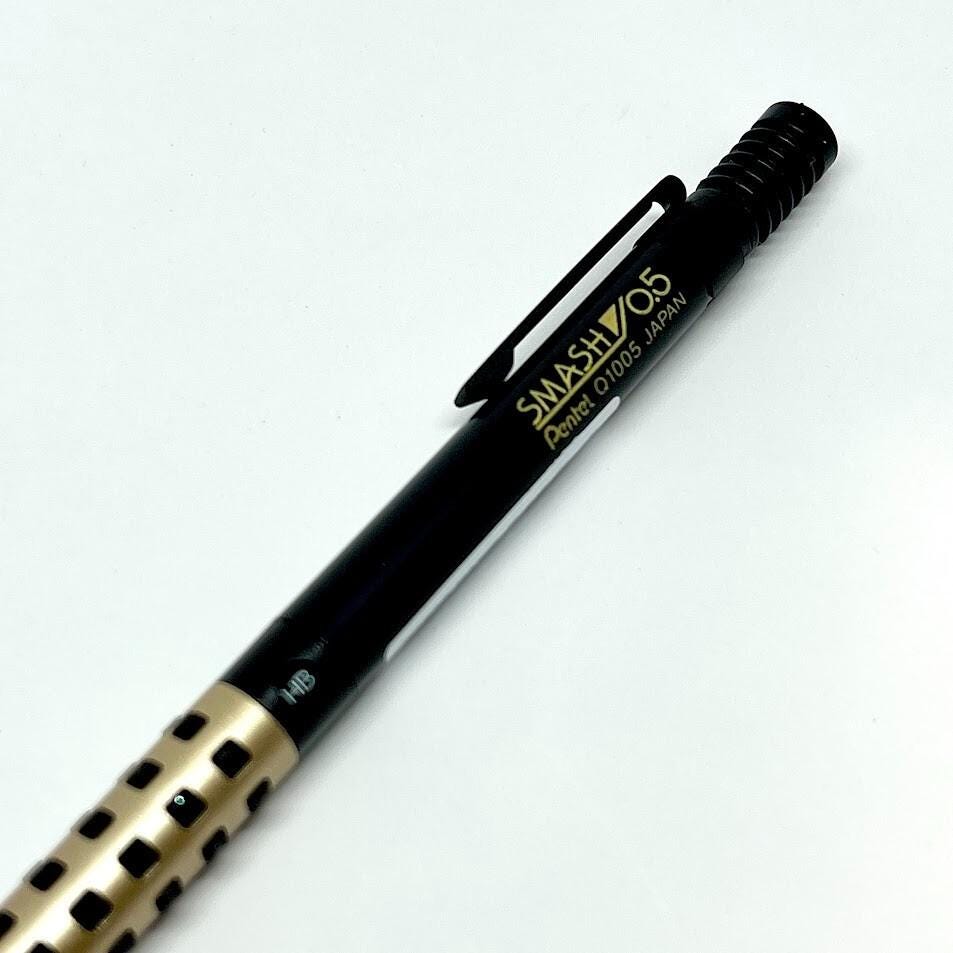 Pentel Smash Gold and Black Limited Edition 0.5mm Mechanical Pencil