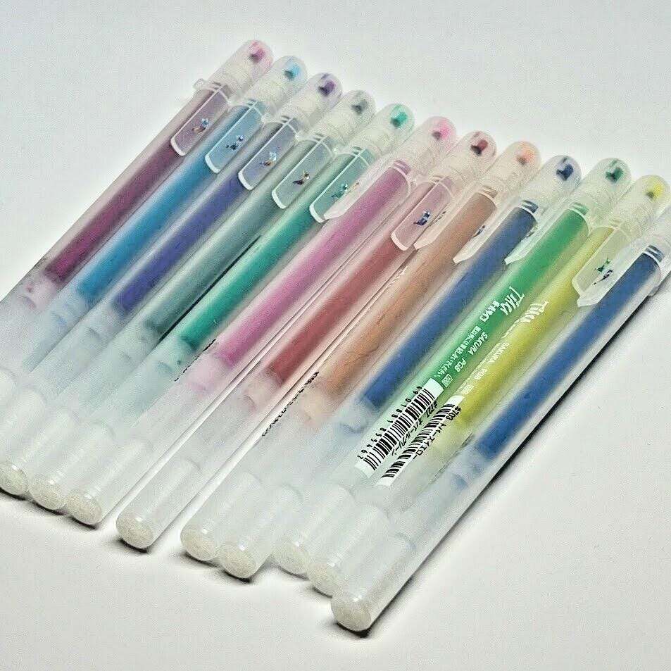 SAKURA Cray-Pas Water-Based Ballpoint Pen Ball Sign Tiara 12 Colors Made in Japa