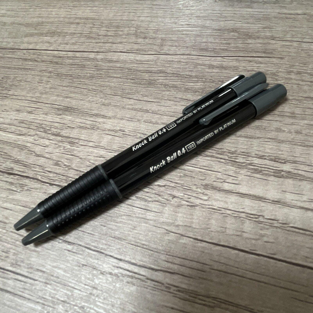 Platinum Knock Ball Pen 2 SET 0.4mm Loft Limited Edition from Japan