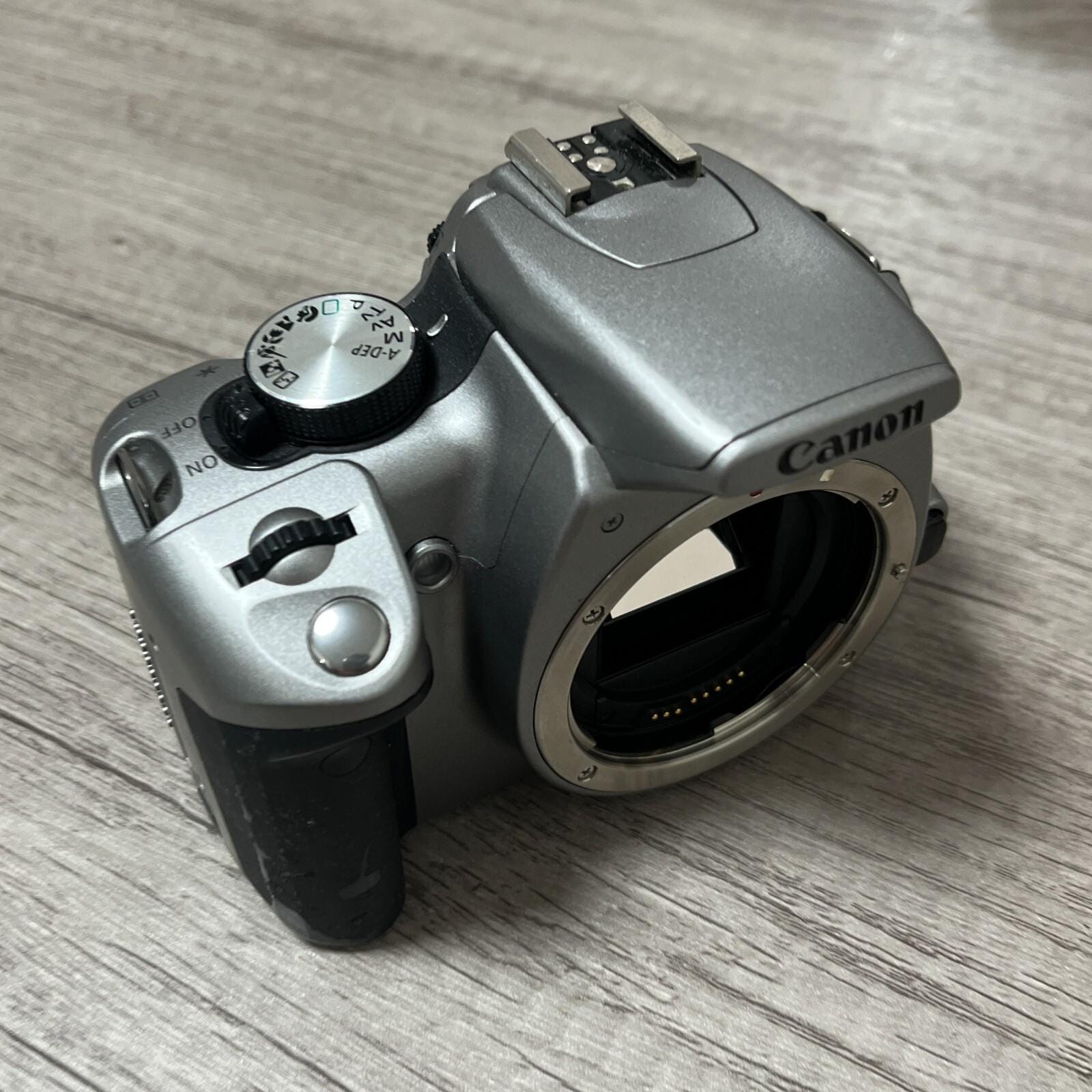 Canon EOS Kiss Digital N Digital Camera Works & In Good Shape – Body Only, No Battery