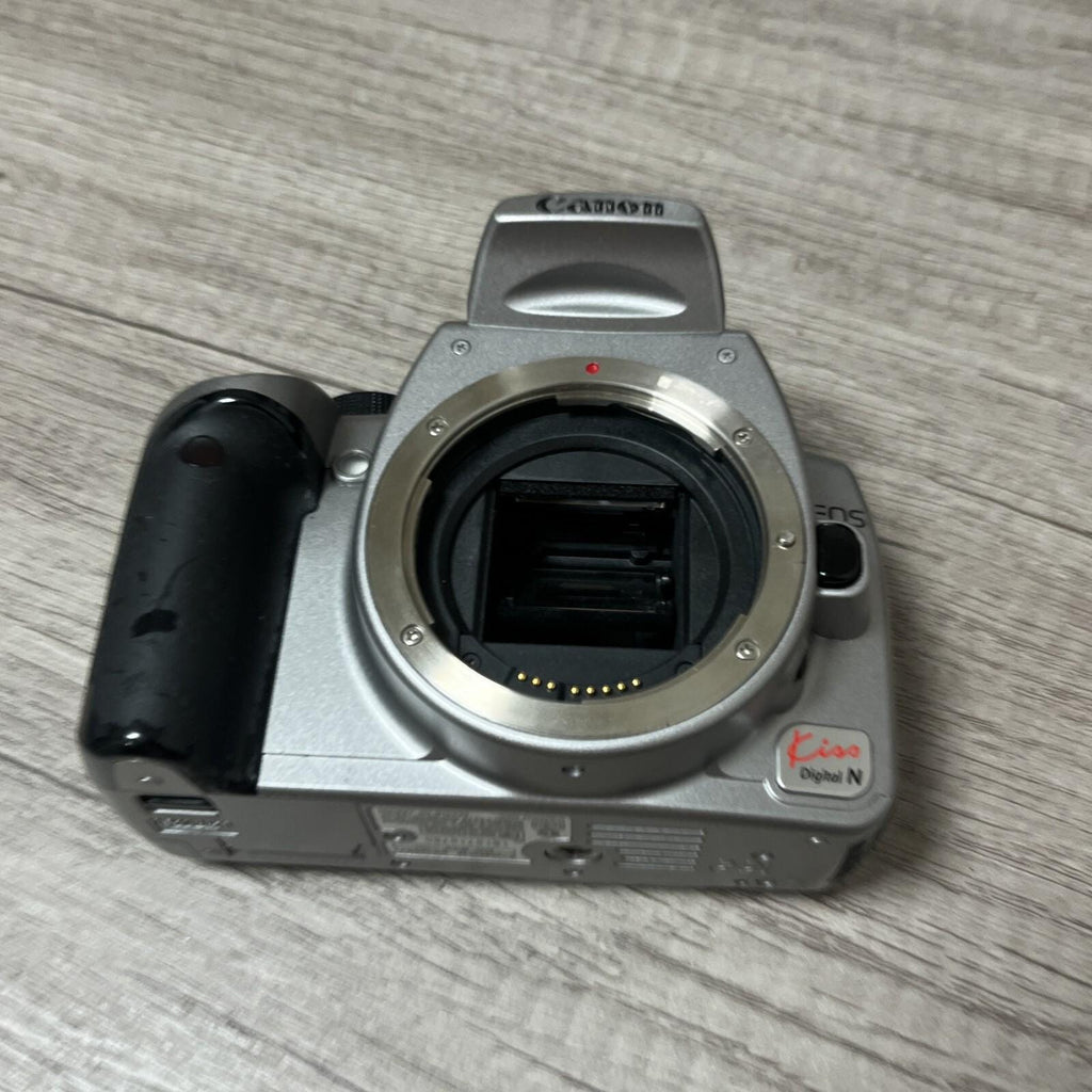 Canon EOS Kiss Digital N Digital Camera Works & In Good Shape – Body Only, No Battery