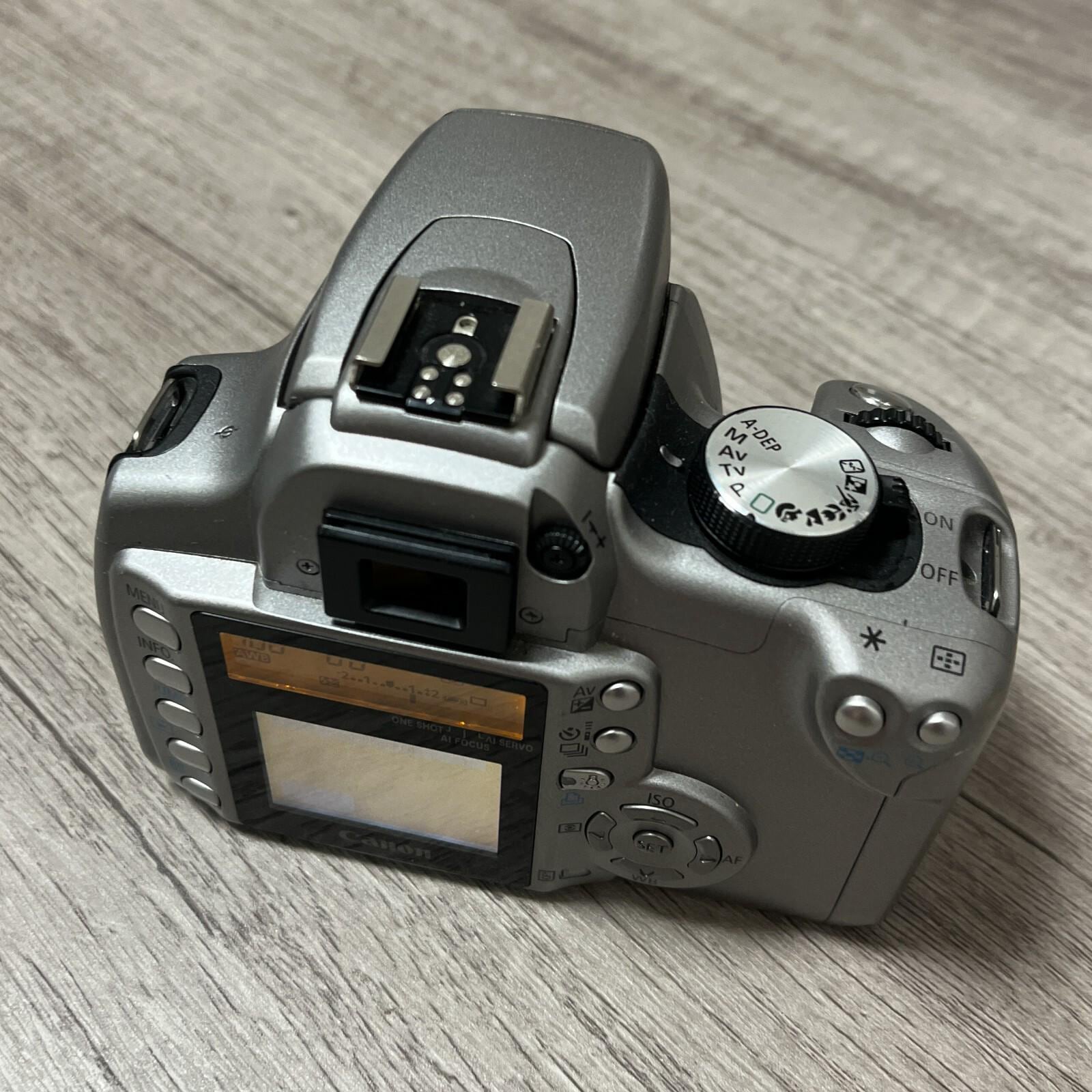Canon EOS Kiss Digital N Digital Camera Works & In Good Shape – Body Only, No Battery