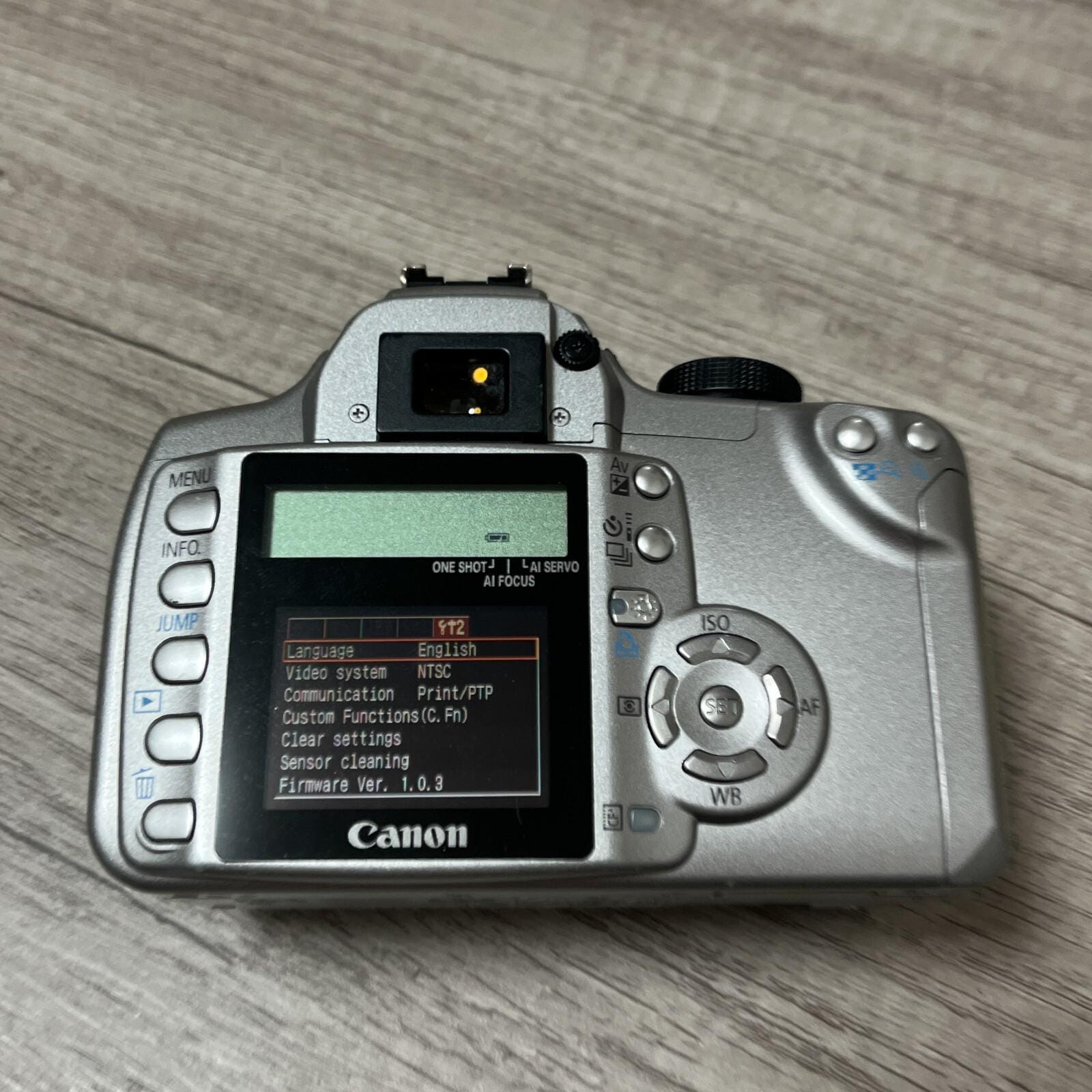 Canon EOS Kiss Digital N Digital Camera Works & In Good Shape – Body Only, No Battery