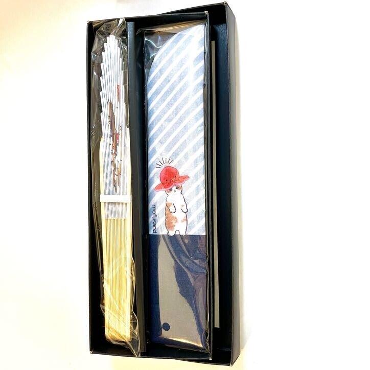 Mofu Sand Kawaii Kyo-sensu Traditional Japanese Folding Fan - Made in Japan