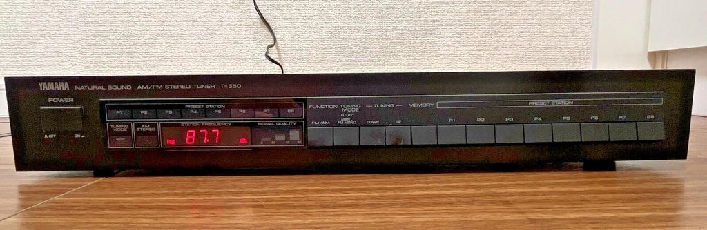 Yamaha T-550 AM/FM Stereo Tuner – Vintage Hi-Fi Radio –