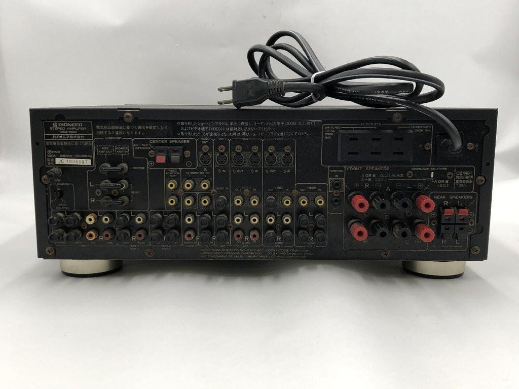 Pioneer AV VSA-900 Stereo AV Amplifier Home Theater Receiver Vintage Japan