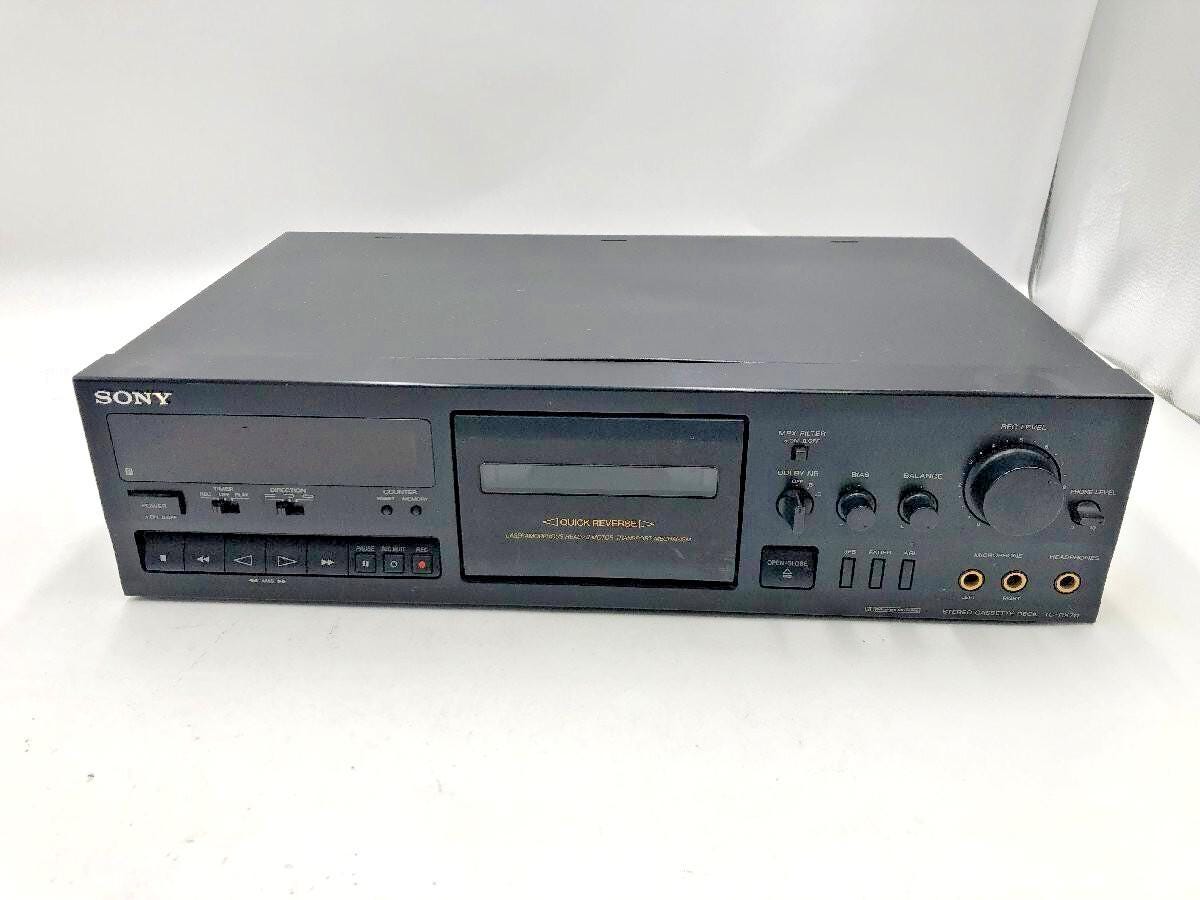 Vintage SONY TC-RX711  Cassette Deck TC-RX711 Quick Reverse- 3 Motors Mechanism Read Des