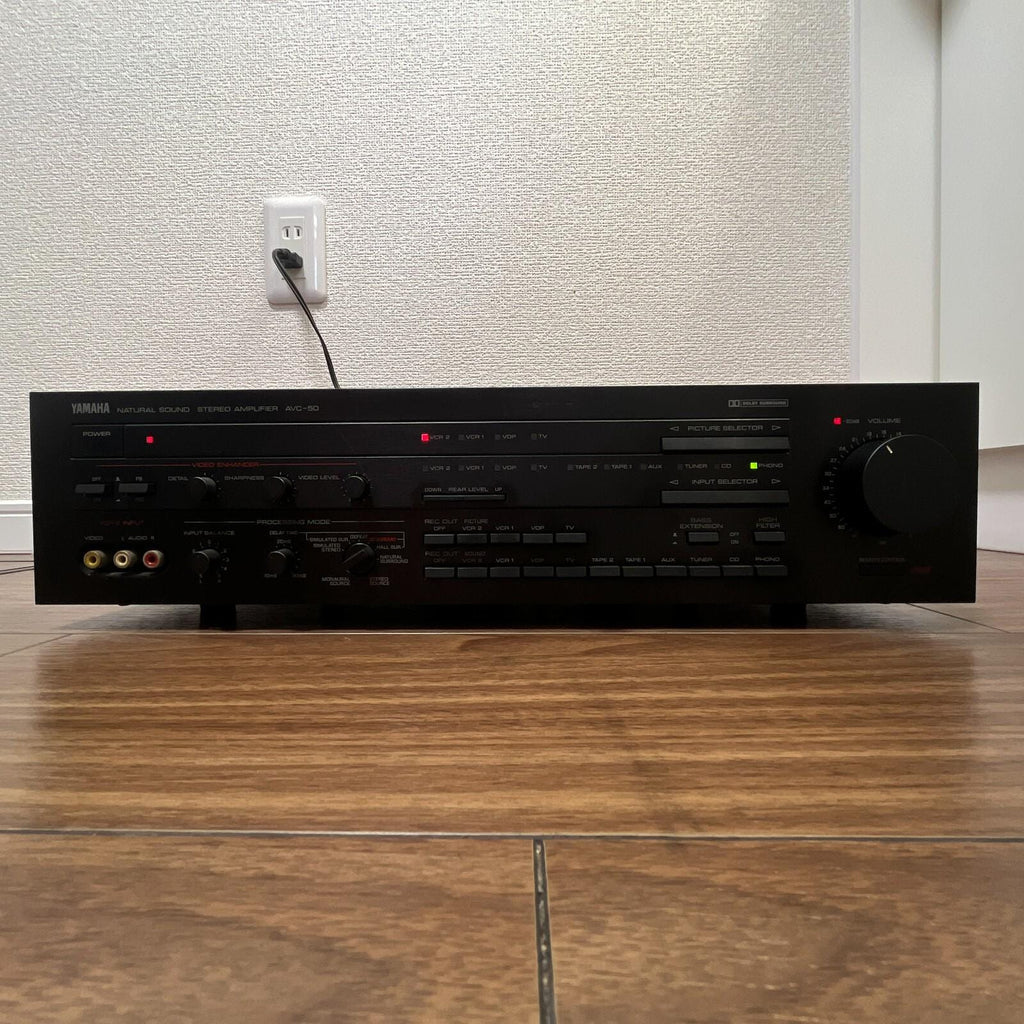 Vintage Yamaha AVC‑50 Natural Sound AV Control Amplifier