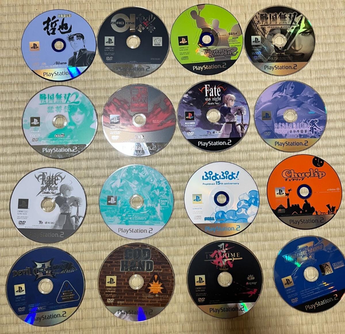 Vintage 100 PCS PS2 Japanese Games Bulk Lot | Sony PlayStation 2 Imports | Mixed Titles