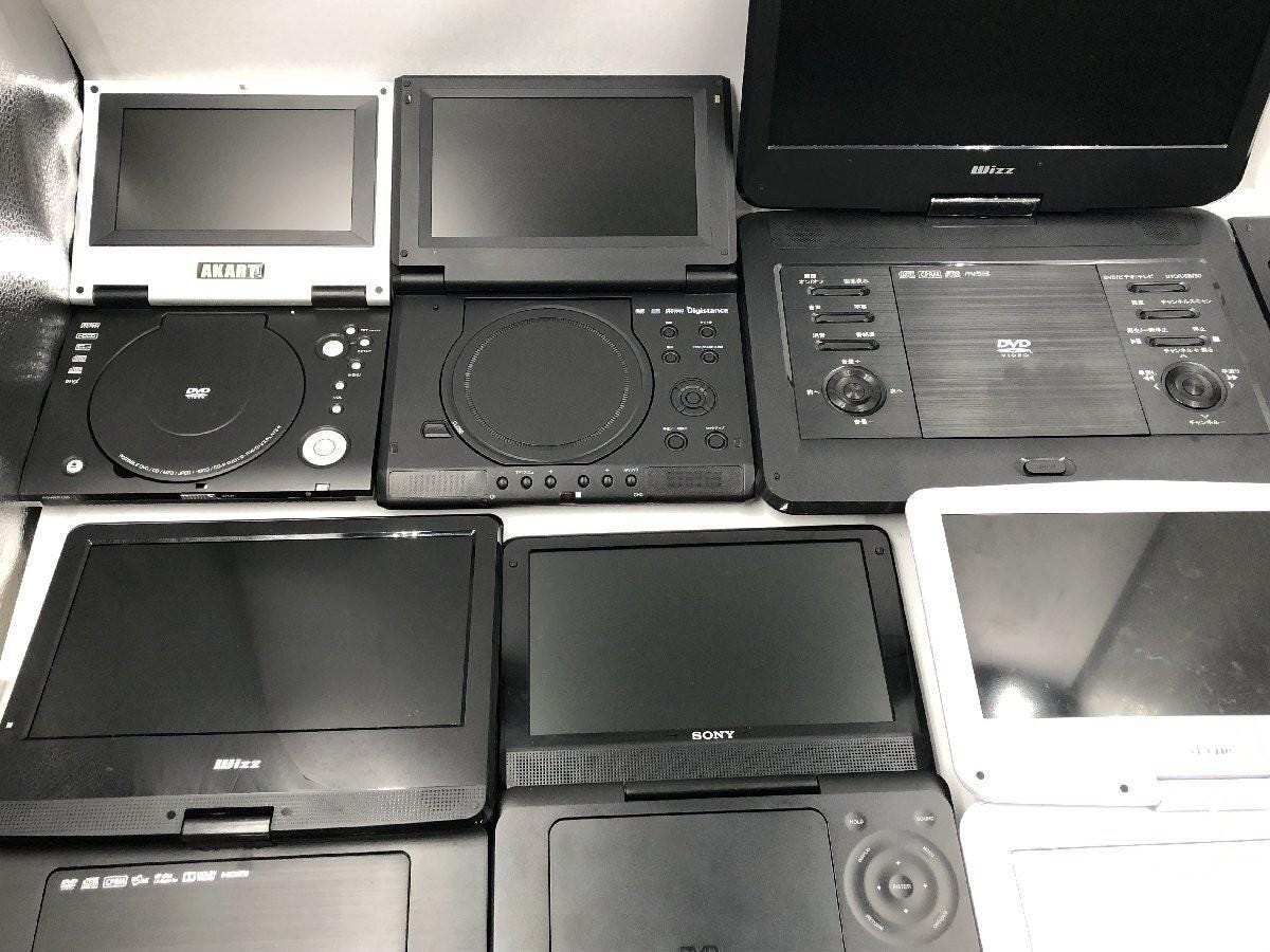 Vintage 12 Portable DVD/BD Players Sony Pioneer Wizz Green House etc.–Bulk Sale UNTESTED