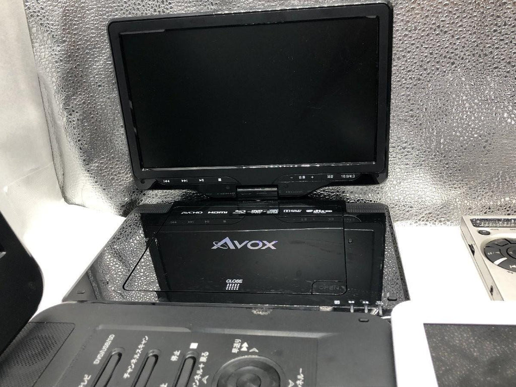 Vintage Portable DVD/BD Player Lot – Sony, Pioneer, Wizz (Untested)