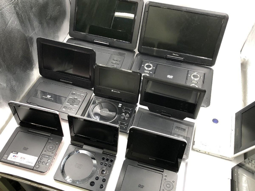Vintage Portable DVD/BD Player Lot – Sony, Toshiba, Green House, Untested