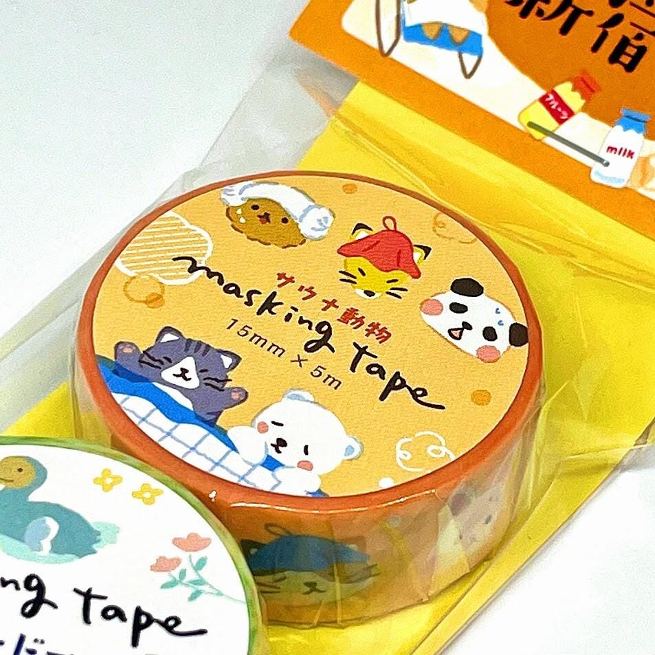 Tokyo Stationery Women's Expo Limited Edition 3Set 15x5mm Kawaii Masking Tape