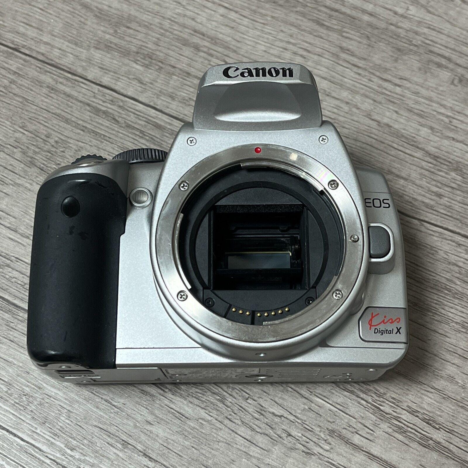 Vintage Canon EOS Kiss Digital X Digital Camera – Works & In Good Shape (Body Only, No Battery)