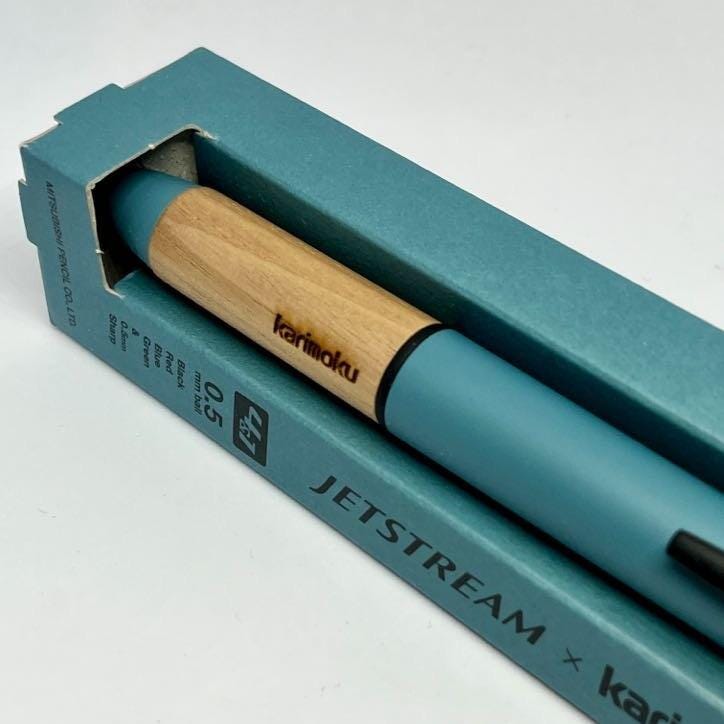 UNI JETSTREAM X karimoku Collaboration Limited 4&1 0.5mm 4 colors Ball Point Pen