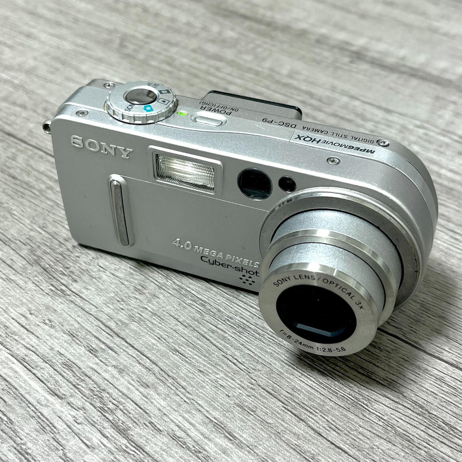 Vintage Sony DSCP9 Cyber-shot 4.0MP Digital Camera- Tested -Works  -Read Description-