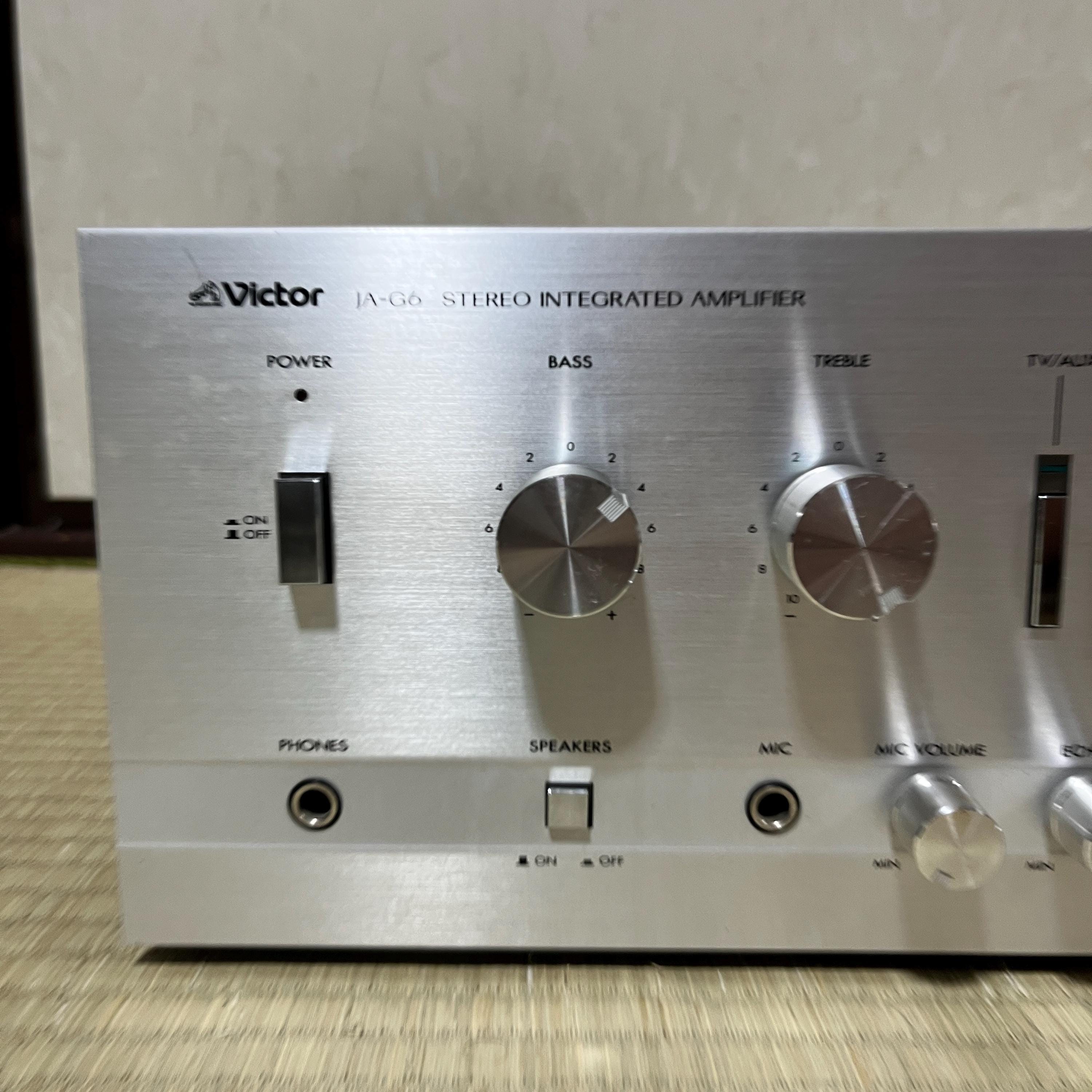 Vintage Victor JA-G6 Stereo Integrated Amplifier – Hi-Fi Audio Amp, Japan-Made, Tested & Working