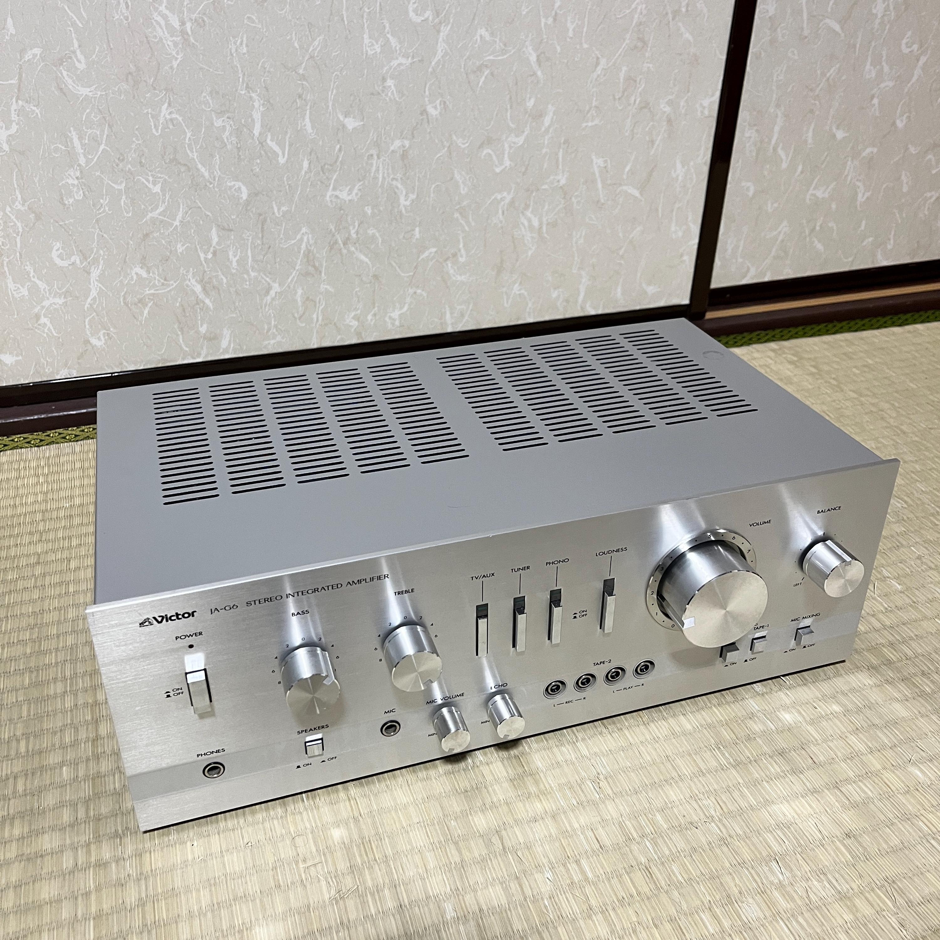 Vintage Victor JA-G6 Stereo Integrated Amplifier – Hi-Fi Audio Amp, Japan-Made, Tested & Working