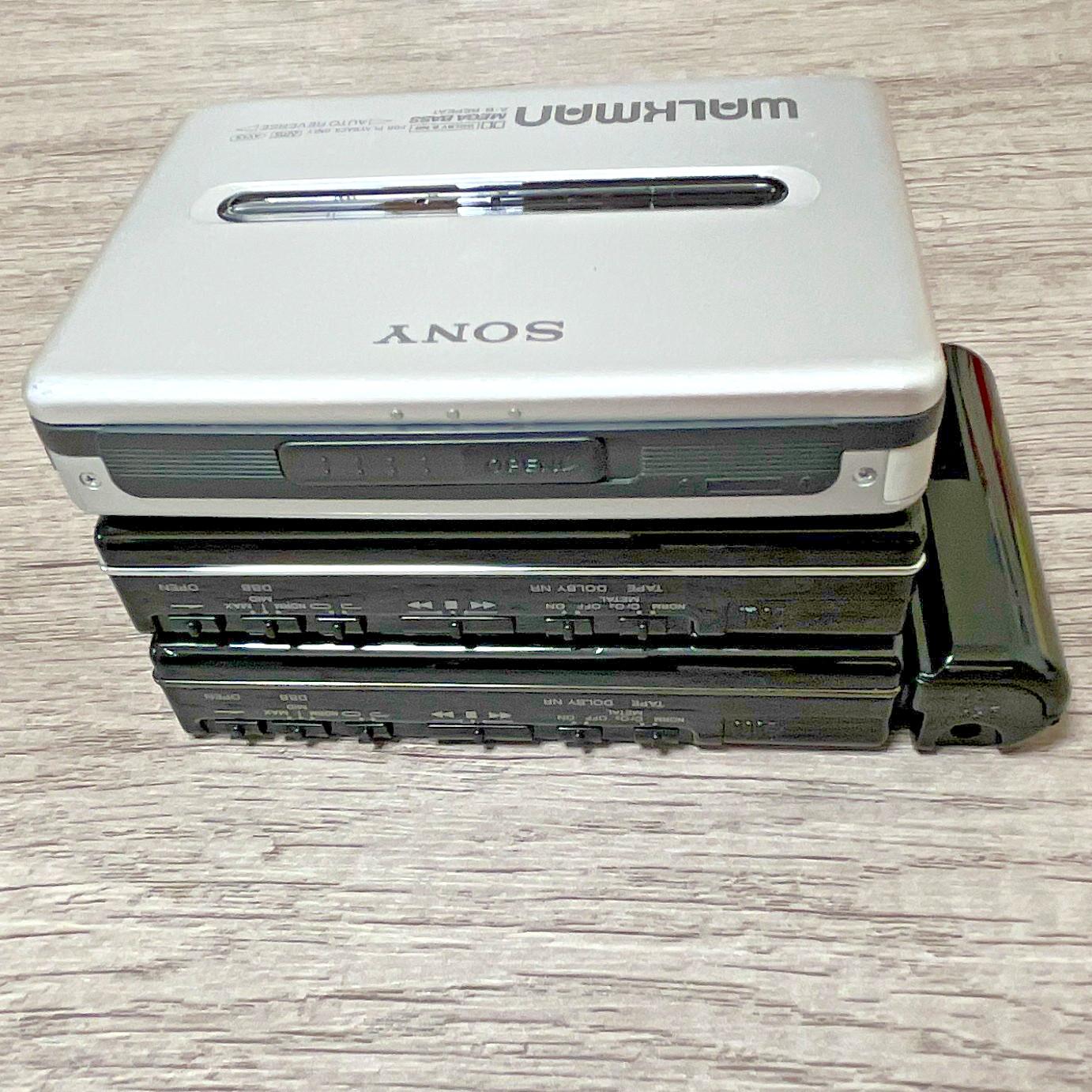 Lot of 3 Sony Walkman Cassette Players – Untested – No Batteries Included