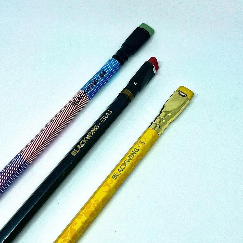 Blackwing Japan Limited Volume 3, Volume 64, Eras - SET of 3 Pencils -