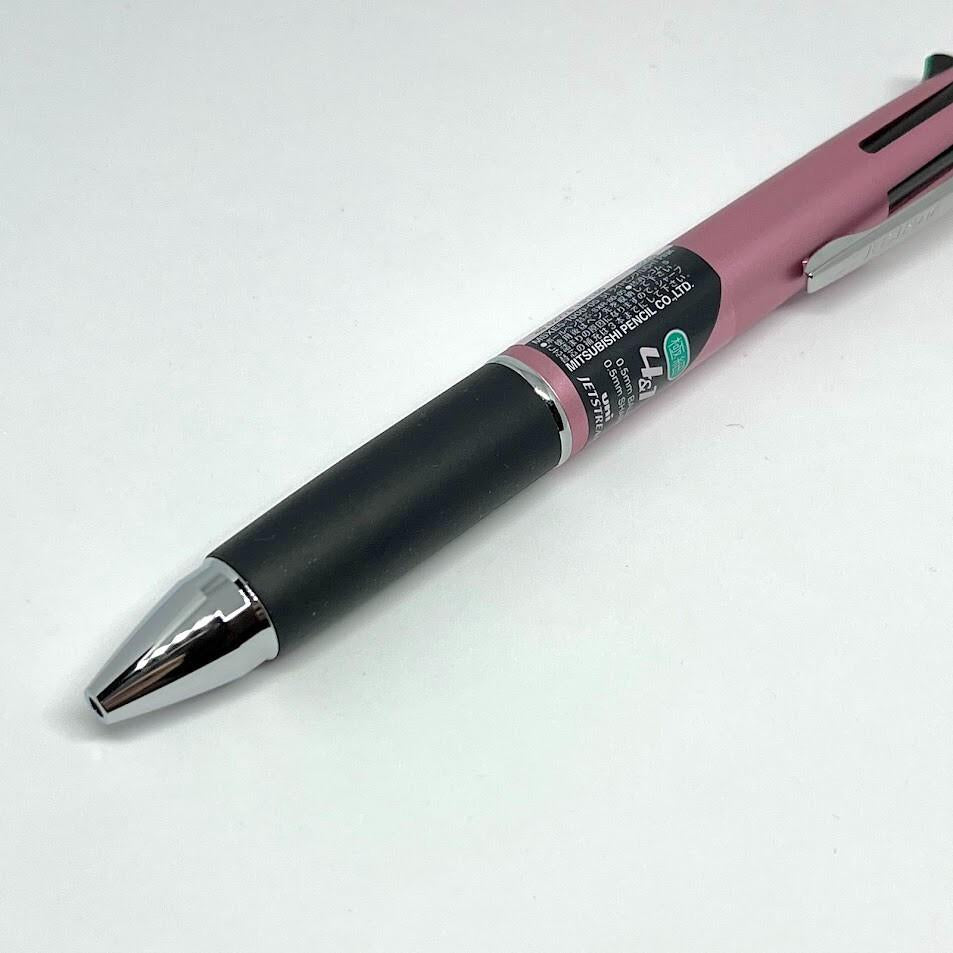 Uni Jetstream 4&1 - 4 Color 0.5 mm Ballpoint Multi Pen + 0.5 mm Pencil - Pink