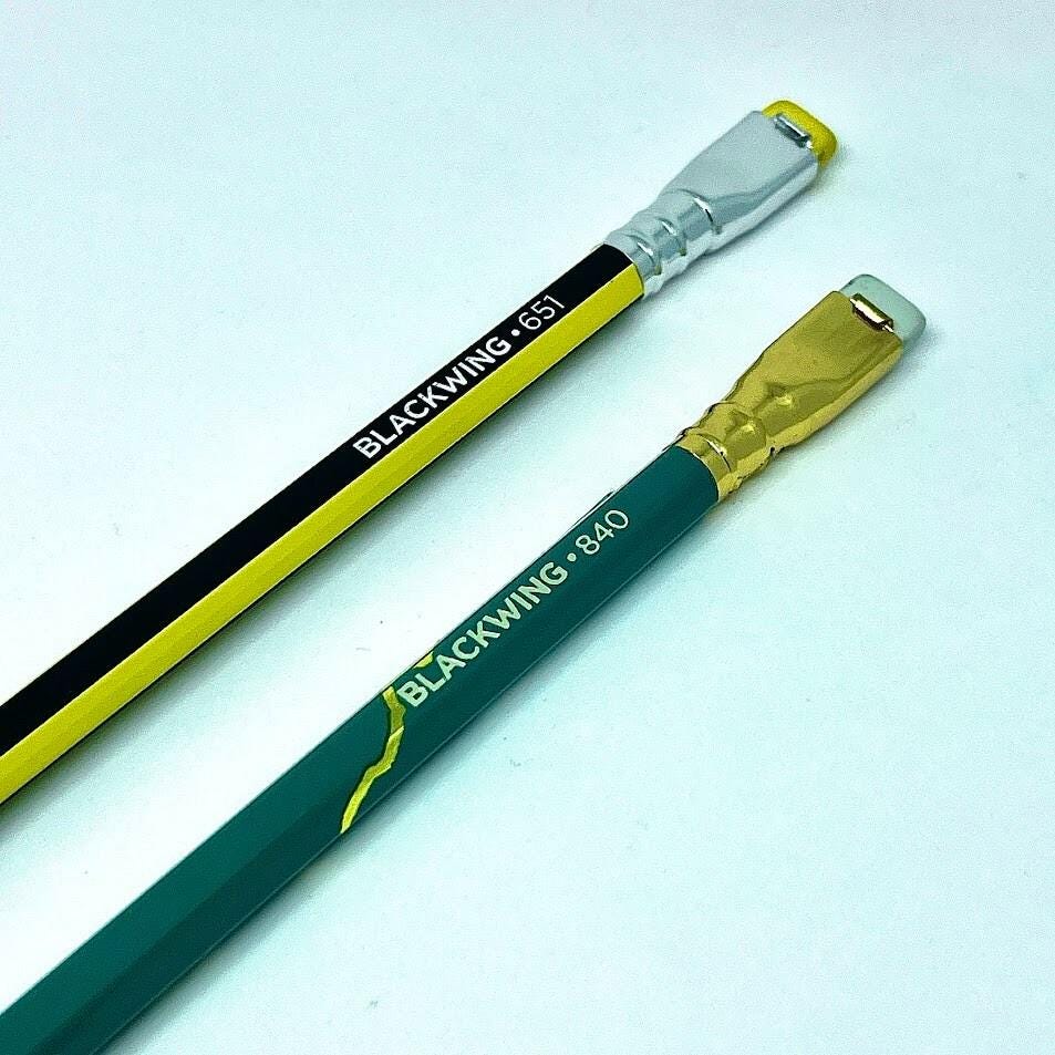 Blackwing Japan Limited Volume 651 Bruce Lee and Volume 840  -SET of 2 Pencils-